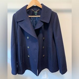 Jcrew factory peacoat